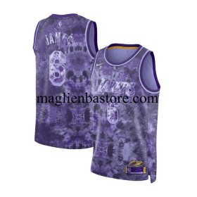 Maglia NBA Los Angeles Lakers LeBron James 23 Nike 2023 MVP Select Series Swingman - Uomo